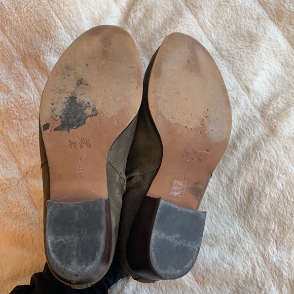 Coach Patricia Suede Leather Fatigue Ankle Boots Size 7 B - Picture 12 of 13